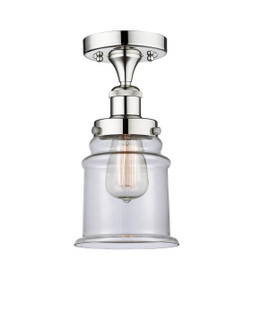 Edison One Light Semi-Flush Mount in Polished Chrome (405|616-1F-PC-G182)