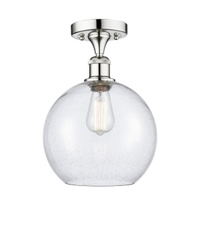 Edison One Light Semi-Flush Mount in Polished Chrome (405|616-1F-PC-G124-10)
