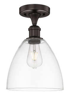 Edison One Light Semi-Flush Mount in Oil Rubbed Bronze (405|616-1F-OB-GBD-92)