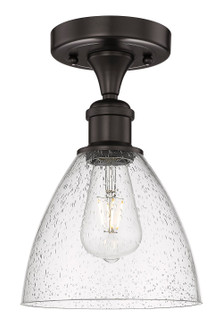 Edison One Light Semi-Flush Mount in Oil Rubbed Bronze (405|616-1F-OB-GBD-754)