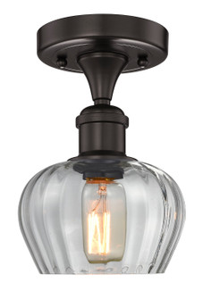 Edison One Light Semi-Flush Mount in Oil Rubbed Bronze (405|616-1F-OB-G92)
