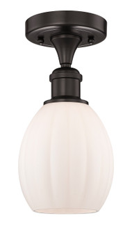 Edison One Light Semi-Flush Mount in Oil Rubbed Bronze (405|616-1F-OB-G81)