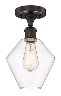 Edison One Light Semi-Flush Mount in Oil Rubbed Bronze (405|616-1F-OB-G652-8)
