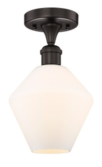 Edison One Light Semi-Flush Mount in Oil Rubbed Bronze (405|616-1F-OB-G651-8)