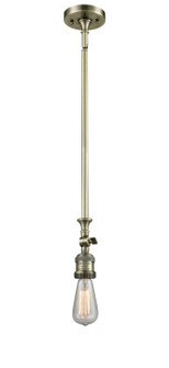 Franklin Restoration One Light Mini Pendant in Antique Brass (405|206-AB)