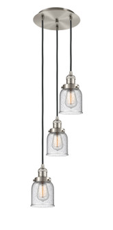 Franklin Restoration Three Light Pendant in Brushed Satin Nickel (405|113F-3P-SN-G54)