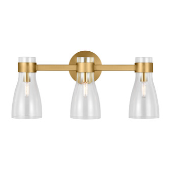 Moritz Three Light Bath Fixture in Burnished Brass (454|AEV1003BBS)