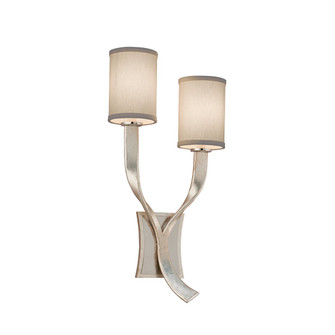 Roxy Two Light Wall Sconce in Silver Leaf (68|158-11-SL/SS)