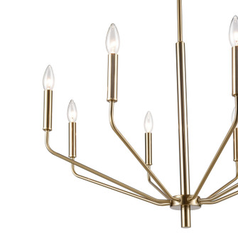 Laurell Eight Light Chandelier in Modern Gold (59|8168-MG)