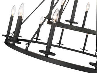 Florence 18 Light Chandelier in Matte Black (59|6718-MB)