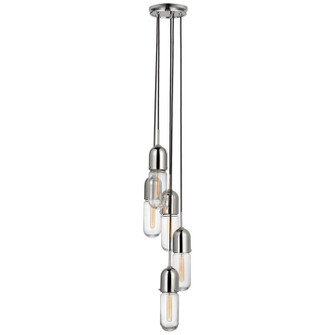 Junio LED Pendant in Polished Nickel (268|TOB 5645PN-CG-5)