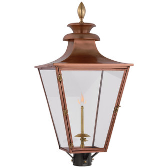 Albermarle2 Gas Post Light in Soft Copper And Brass (268|CHO 7430SC-CG)