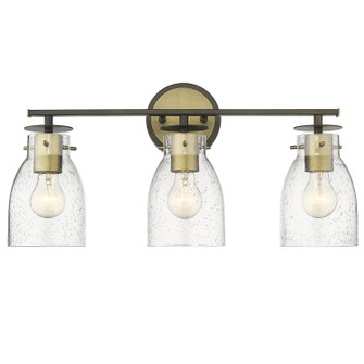 Shelby Three Light Vanity in Oil Rubbed Bronze and Antique Brass (106|IN40005ORB)