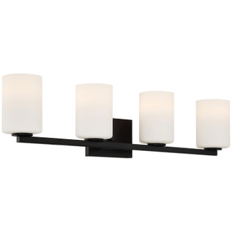 Sienna Four Light Vanity in Matte Black (18|62624-MBL/OPL)