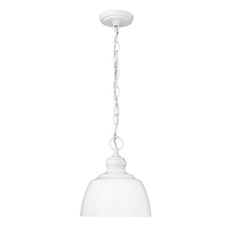 Holmes One Light Mini Pendant in Matte White (62|0316-M1L WHT)