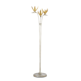 Paradiso Three Light Floor Lamp in Contemporary Silver Leaf/Contemporary Gold Leaf (142|8000-0130)