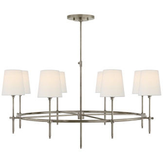 Bryant Eight Light Chandelier in Antique Nickel (268|TOB 5024AN-L)
