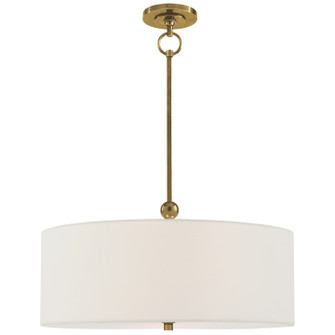 Reed Two Light Hanging Lantern in Hand-Rubbed Antique Brass (268|TOB 5011HAB-L)