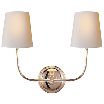 Vendome Two Light Wall Sconce in Polished Nickel (268|TOB 2008PN-L)