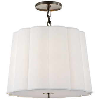 Simple Scallop Five Light Hanging Lantern in Bronze (268|BBL 5015BZ-L)