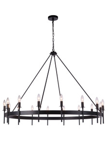 Larrson 16 Light Chandelier in Flat Black (46|54316-FB)