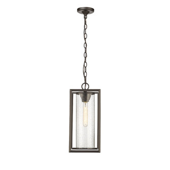 Wheatland One Light Outdoor Hanging Lantern in Powder Coated Bronze (59|4562-PBZ)
