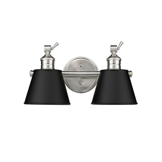 Layne Two Light Vanity in Brushed Nickel (59|4462-BN)