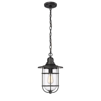 One Light Outdoor Hanging Lantern in Powder Coat Black (59|2932-PBK)