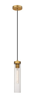 Beau One Light Pendant in Rubbed Brass (224|740P-RB)
