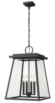 Broughton Four Light Outdoor Chain Mount in Black (224|521CHXL-BK)