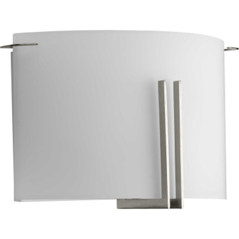 Modern Glass Sconce Two Light Wall Sconce in Brushed Nickel (54|P710118-009)