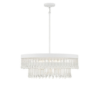 Six Light Pendant in Bisque White (446|M7038BQW)