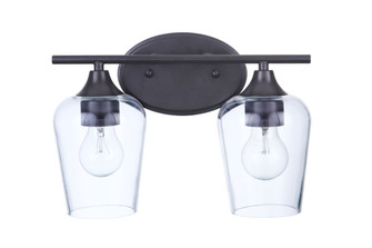 Elba Two Light Vanity in Black (90|220208)