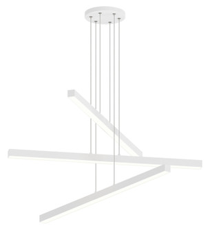 Presley LED Chandelier in Matte White (423|C80843MW)