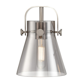 Downtown Urban Shade in Cased Matte White Pilaster II (405|G411-6WH)