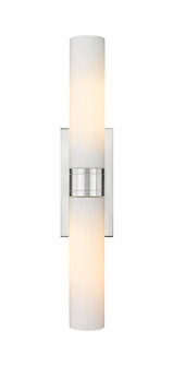 Downtown Urban LED Bath Vanity in Satin Nickel (405|617-2W-SN-G617-11SWH)