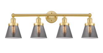 Edison Four Light Bath Vanity in Satin Gold (405|616-4W-SG-G63)