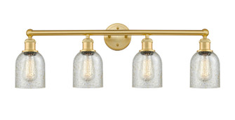 Edison Four Light Bath Vanity in Satin Gold (405|616-4W-SG-G259)