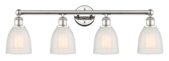 Edison Four Light Bath Vanity in Polished Nickel (405|616-4W-PN-G441)