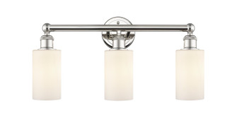 Edison Three Light Bath Vanity in Polished Nickel (405|616-3W-PN-G801)