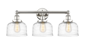 Edison Three Light Bath Vanity in Polished Nickel (405|616-3W-PN-G713) Edison Three Light Bath Vanity in Polished Nickel (405|616-3W-PN-G713)