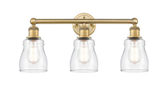 Edison Three Light Bath Vanity in Brushed Brass (405|616-3W-BB-G392)