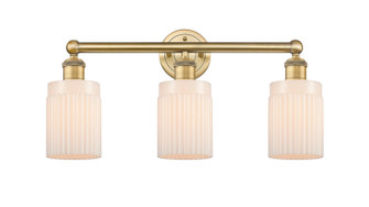 Edison Three Light Bath Vanity in Brushed Brass (405|616-3W-BB-G341)