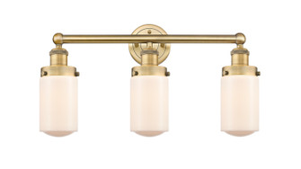 Edison Three Light Bath Vanity in Brushed Brass (405|616-3W-BB-G311)