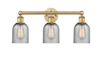 Edison Three Light Bath Vanity in Brushed Brass (405|616-3W-BB-G257)