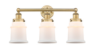 Edison Three Light Bath Vanity in Brushed Brass (405|616-3W-BB-G181)