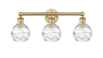 Edison Three Light Bath Vanity in Brushed Brass (405|616-3W-BB-G1213-6)