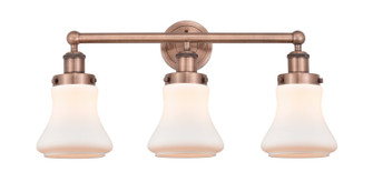 Edison Three Light Bath Vanity in Antique Copper (405|616-3W-AC-G191)