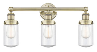 Edison Three Light Bath Vanity in Antique Brass (405|616-3W-AB-G314)