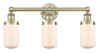 Edison Three Light Bath Vanity in Antique Brass (405|616-3W-AB-G311)